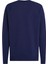 Erkek Regular Fit Monogram Logolu Esnek Sweatshirt - Lacivert 2