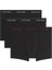 Erkek Rahat Kalıp Logo Şeritli 3'lü Boxer Paket - Siyah 1