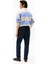Erkek Tapered Fit Bilek Boy Teknik Kumaş Pantolon - Lacivert 3