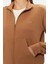 Kadın Gelsey Full Zip Logolu Sweatshirt - Camel 3