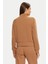 Kadın Gelsey Full Zip Logolu Sweatshirt - Camel 5