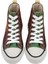 Kadın Vegan Kahverengi High Sneakers - Camping Scooby Doo Tasarım 2