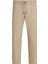 Erkek Regular Fit Bilek Boy Teknik Kumaş Pantolon - Bej 1