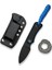 Baby Banter Fixed Blade Knife Black & Blue G10 Handle Bıçak 2