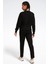 Rı Bl Fleece Crew Siyah Kadın Sweatshirt 8