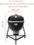 Summit® Kamado E6 Kömürlü Barbekü – Ø 61 cm | Gazsız çift cidarlı çelik kazan 3