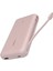 Boostcharge Powerbank, 20K Entegre Kablolu Taşınabilir Güç Kaynağı, 30 W Güç Iletimli Hızlı Şarj, Usb-C, Pembe 1