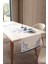 Elysian Blue Premium Serisi Duck Keten Runner, Kaymaz, 45X140 2