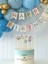 2 Yaş Balonu Doğum Günü Balon Zinciri Pastel Mavi Parti Seti 4