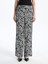Lcw Vision Siyah Beli Lastikli Desenli Kadın Pantolon 2