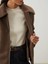 Lcw Modest Gömlek Yaka Oversize Kadın Süet Görünümlü Mont (W5) 4