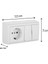 Sıva Üstü Komütatör + Topraklı Priz Ovivo Nivo 2