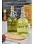2'li Mantar Tıpalı, Standlı 1000 ml Cam Yağdanlık Ayçiçek Yağı/zeytin Yağı Şişesi(Transfer Etiketli) 3