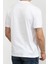 Bisiklet Yaka Erkek T-Shirt-Beyaz 4