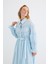 Daisy Vual Elbise Soft Mavi 4
