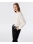 Slogan Nakışlı Crop Sweatshırt TW6250091027018 3