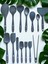 Isıya Dayanıklı Silikon Maşa Kevgir Kepçe Spatula Kaşık Seti (30-28-22-20 Cm) 14 Parça 1