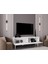 Melura Tv Ünitesi - Tv Sehpası 140 cm %100 Mdf Lake Ahşap Ayaklı 2