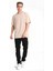 Erkek 24/1 Düz Kaliteli Oversize T-Shirt - Bej 1