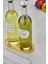 2li 750ML Ahşap Standlı Ayçiçek Yağı &zeytinyağı Şişesi Gri Tıpalı Cam Yağdanlık 5