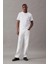 Erkek Ck Mikro Logo Interlock T-Shirt - Beyaz 4