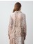 Taş Rahat Kesim Uzun Kollu Desenli Şifon Gömlek 5