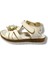 3083-20 Çapraz Şerit Çiçekli Kız Çocuk Sandalet 26-30 2
