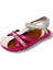 Bagcı 3087-20 Önü Kapalı Çapraz Şeritli Kız Çocuk Sandalet Beyaz Pembe 26-30 1