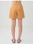 Deve Tüyü Normal Bel Bol Paça Dokuma Şort 6