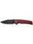 Tranquil Flipper & Thumb Stud Knife Burgundy G10 Handle Çakı 1