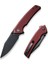 Tranquil Flipper & Thumb Stud Knife Burgundy G10 Handle Çakı 2