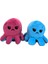 62054 Mood Değiştiren Peluş Ahtapot 20 cm. Koyu Pembe - Mavi 1