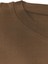Store %100 Organik Pamuk Nefes Alan Tok Yumuşak Dokulu Premium Yarım Oversize Bisiklet Yaka Basic Kadın/Unisex Tişört Kahverengi 4