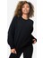 Domyos Kadın Polar Sweatshirt - Siyah 1