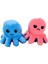 62054 Mood Değiştiren Peluş Ahtapot 20 Cm. Pembe - Mavi 1