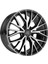 44 5X108 8,5X20 73,1 ET45 73,1 Gloss Black Full Polıshed Jant (4 Adet) 2