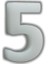 Akrilik Kapı Numaraları6 cm 1