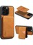 iPhone 14 Pro Max Kılıf Msafe Şarj Özellikli Kartlıklı Retro Suni Deri Kapak 2