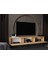 Melura Tv Ünitesi - Tv Sehpası 200 cm %100 Mdf Lake Ahşap Ayaklı 2
