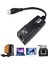 USB to Ethernet Gigabit Adaptör – 10/100/1000 Mbps | Siyah Renk | Tak-Çalıştır 🔌🌐 4