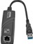 USB to Ethernet Gigabit Adaptör – 10/100/1000 Mbps | Siyah Renk | Tak-Çalıştır 🔌🌐 5