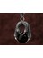 Paslanmaz Çelik Siyah Oniks Cam Detaylı Gotik Tasarım Ejderha Pençesi Kolye 4