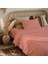 3 Parça Lastikli Çarşaflı Ranforce Pamuklu Kumaş Tek Kişilik Nevresim Takımı 2