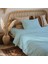 3 Parça Lastikli Çarşaflı Ranforce Pamuklu Kumaş Tek Kişilik Nevresim Takımı 2