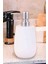 Lüks Porselen Beyaz Sıvı Sabunluk 400ML Şık Ve Modern 3