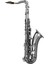 Saksofon Trevor James Evo Siyah Gövde-Siyah Perdeler Tenor 1