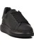 Siyah Hakiki Deri Erkek Sneaker Premium 02028 M 1
