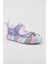 Unicorn Desenli Balık Figürlü Kız Çocuk Ayakkabı | Mor Renkli Babet | 26-30 Düz Topuk Özel Babet 4