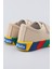 Erkek Çocuk Spor Ayakkabı Erkek Çocuk Sneaker Bej Krem Renk Çocuk Spor Ayakkabı Yeni Sezon 2