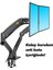North Bayou Nb G35 22''-32'' Çift Monitör Standı Amörtisörlü Ayarlanabilir Masa Aparatı - 12KG Taşıma, 360° Dönüş 3